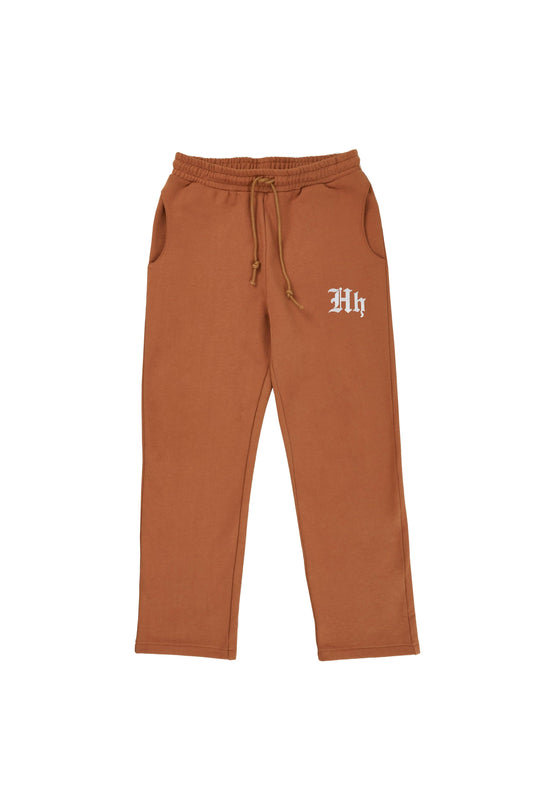 HANSHENNES - Brown Sweatpant - Heavyweight Jogger - French Terry Cotton