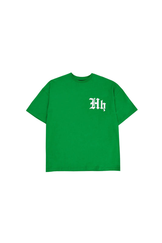 HANSHENNES - Green T Shirt - Heavyweight T-Shirt